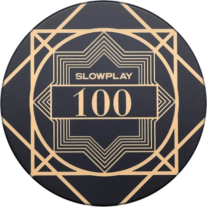 SLOWPLAY Nash Ceramic Poker Chips in Bulk, Casino Grade Ceramic 12-Gram Poker by SLOWPLAY