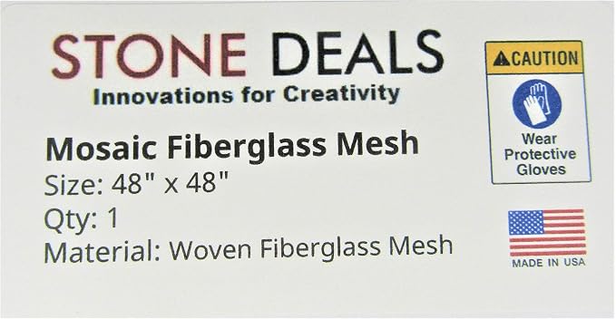 Mosaic Mesh for Back Mounted Tile, Non Sticky by Stone+Deals