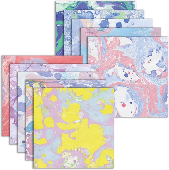 Origami Paper Kit 50 Sheets 6 Inch Square Double Sided Color 10 Vivid Japanese - Image 2