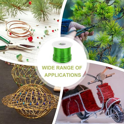 MECCANIXITY 12 Gauge Anodized Aluminum Craft Wire Bendable Bonsai Training Wire - Image 6