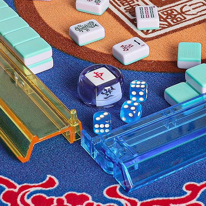American Mahjong Game Set, 166 Light Green Tiles, 4 All-in-One Color - Image 5
