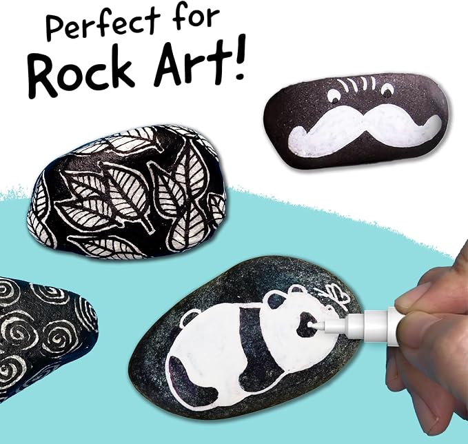 4 Dual Tip White Paint Pen - Image 3
