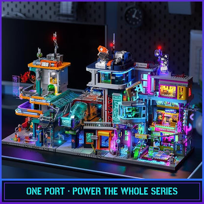 Cyberpunk Game Stack Lighting-Building-Bricks Set - Image 7