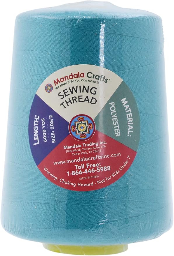 Mandala Crafts 4 Pack of Serger Threads Cones Spools - Image 3