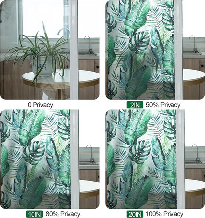 DKTIE Nature Pattern Rainbow Window Film Decorative Stained Glass Window Film - Image 8