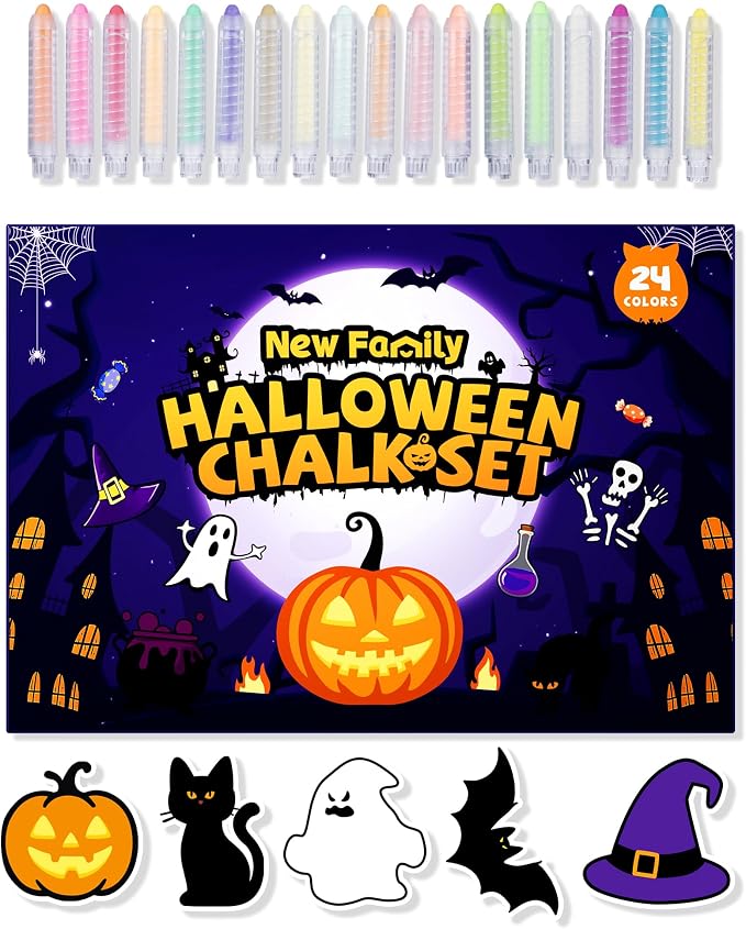 NewFamily Halloween Dustless Chalk Set - Image 9