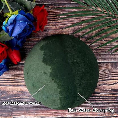 LOKIPA Floral Foam Round, 4 Pack Floral Dry Foam Half Ball Round Flower Foam - Image 4