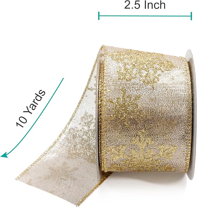 CT CRAFT LLC Champagne Gold Metallic Fabric - Image 2