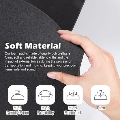 4 Pcs Polyurethane Foam Sheet- 16 x 12 x 1.5 Inch Cuttable Foam Inserts - Image 4