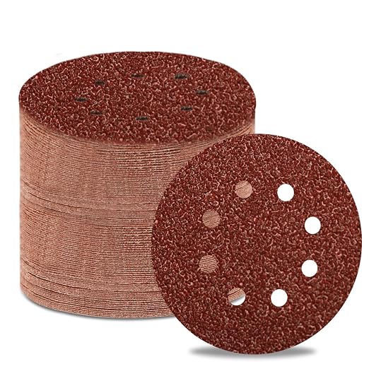 60 Grit 5 Inch Sanding Discs Hook and Loop Sandpaper by SzarintSurfaceCareSolution