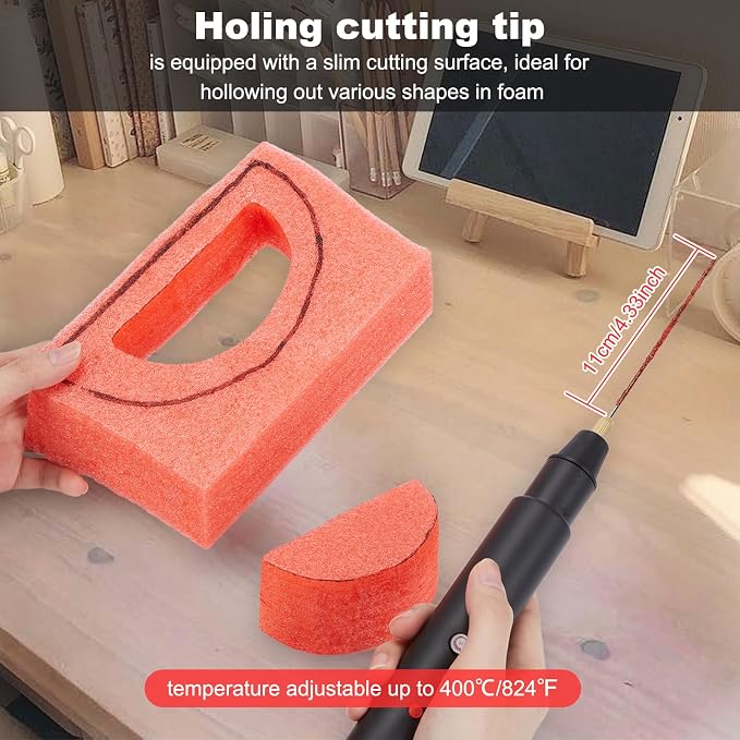 Hot Wire Foam Cutter - 4 in 1 Electric Cutting Machine Pen Tools Kit - Image 7