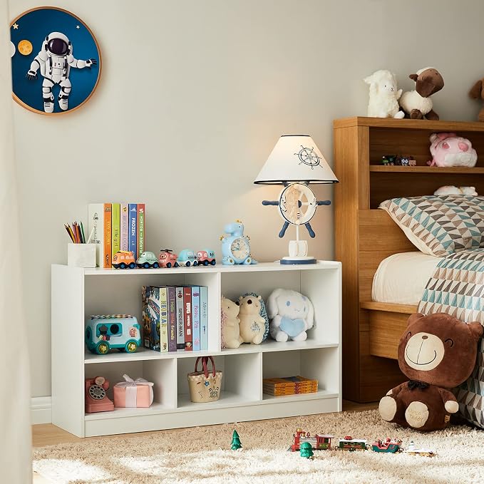Toy Organizers and Storage, 5-Section Kids Bookshelf - Image 2