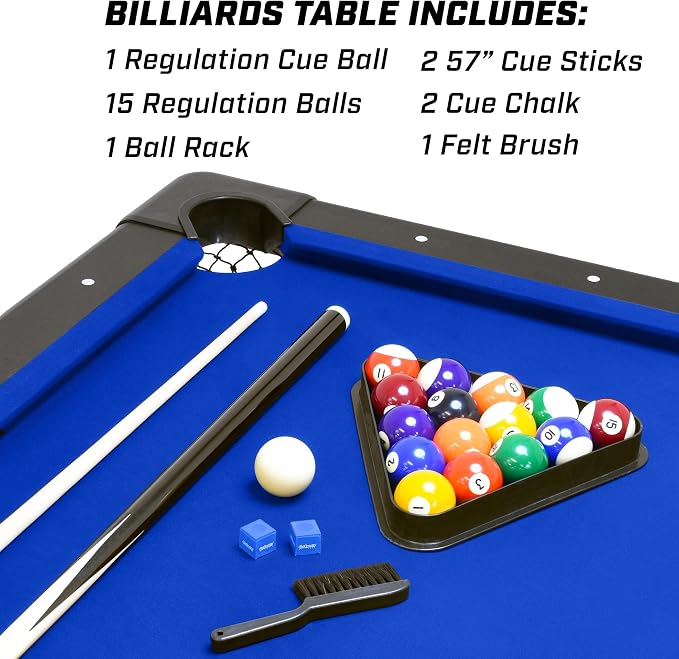 GoSports 6, or 8 ft Billiards Tables - Image 6