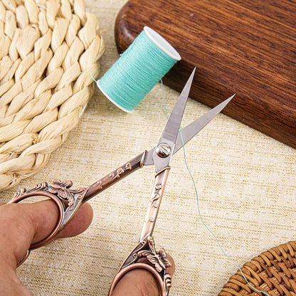 Small Craft Scissors with Cover, Comfortable Handles With Beautiful Butterfly - Image 9