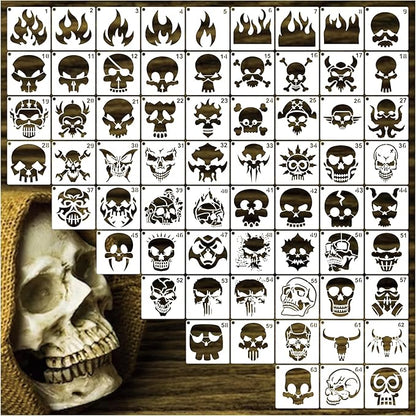 Small Stencils for Painting on Wood Reusable, 3 Inch Reusable Stencil for Craft - Image 9