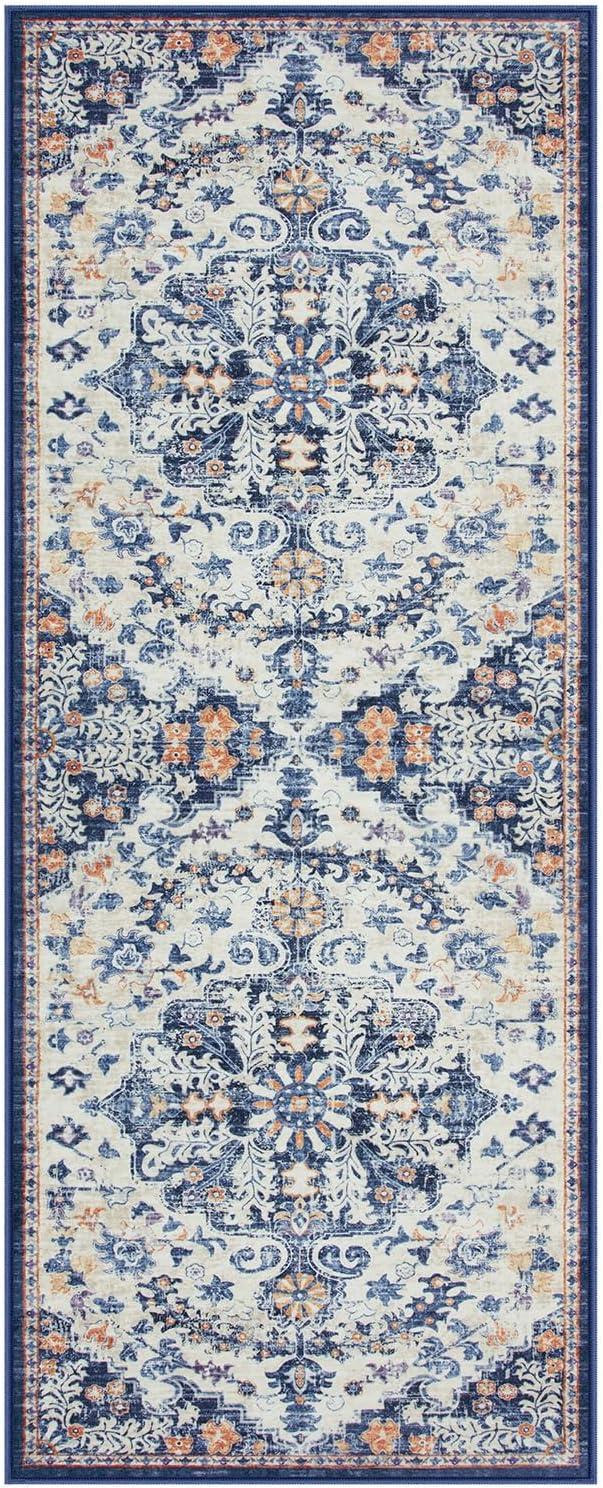 Lahome Bohemian Washable Runner Rug, Non Slip Printed Stair Carpet Runners - Image 9