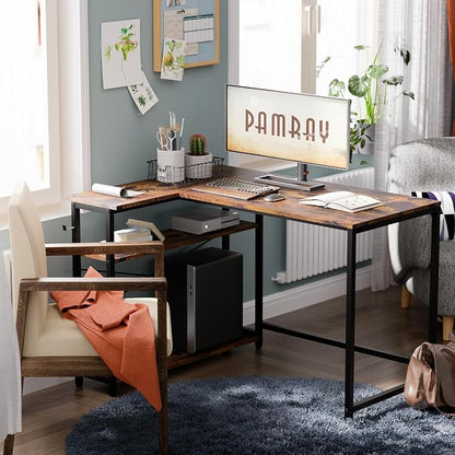 Pamray 43 Inch L Shaped Computer Desk - Image 2