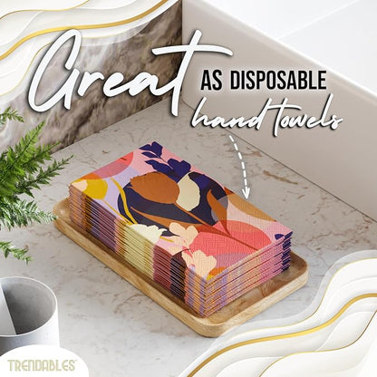 Trendables Floral Napkins for decoupage 200 Pcs 3 Ply floral paper napkins - Image 4