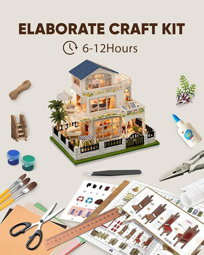 DIY Miniature House Kit, Mini House Kit - Image 4