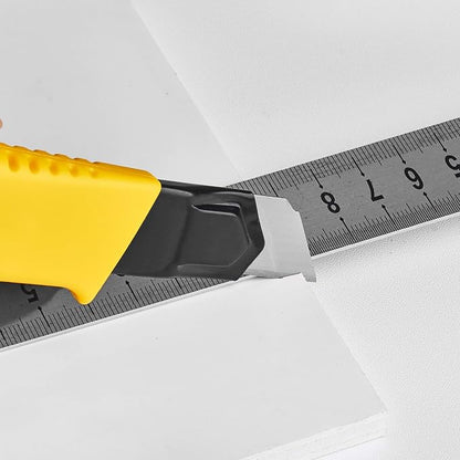 DOWELL Box Cutter Utility Knife Retractable Snap Off Blades Hobby Knife 3 Pack - Image 8