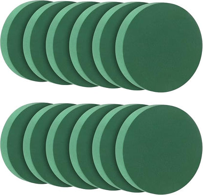 12 Pieces Round Floral Foam Wet Green Flower Foam DIY Flower Arrangement Kit - Image 7