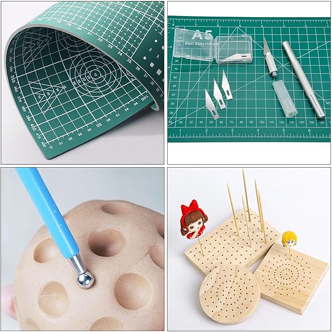 Yayatty Polymer Clay Tools, Acrylic Clay Roller, Acrylic Sheet, Rotary Cutting - Image 2