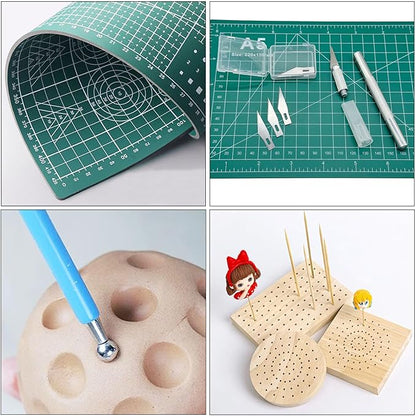 Yayatty Polymer Clay Tools, Acrylic Clay Roller, Acrylic Sheet, Rotary Cutting - Image 2