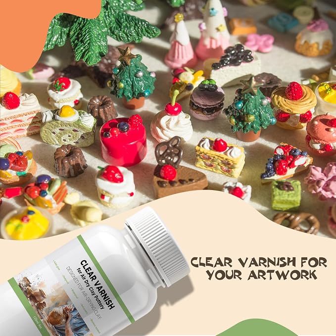 120ml Air Dry Clay Varnish - Image 7