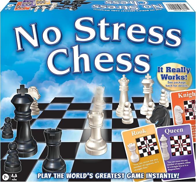 No Stress Chess by Winning Moves Games USA, Celebrating 20 Years as The Chess - Image 2