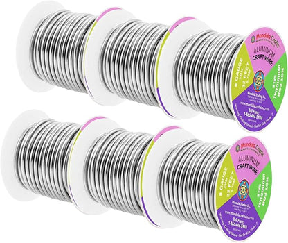 Mandala Crafts 8 Gauge Anodized Aluminum Craft Wire - Image 2