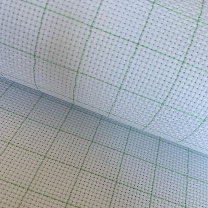 14CT Easy Count Thread Grid Aida Cloth Embroidery Cross Stitch Fabric, W59 x L39 by SEWCRANE
