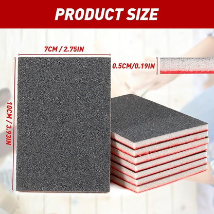 24 Pcs Sanding Sponge 400 Grit, Washable & Reusable Sanding Blocks - Image 2