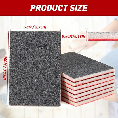 24 Pcs Sanding Sponge 800-1000 Grit, Washable & Reusable Sanding Blocks - Image 2