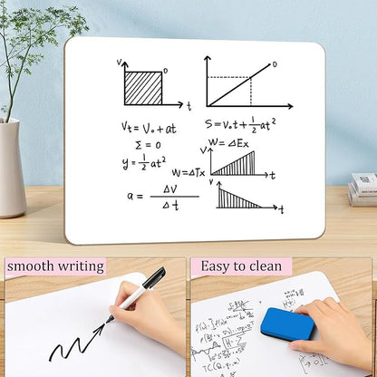 10 Pack Dry Erase Boards, Double-Sided Small White Board - Image 6