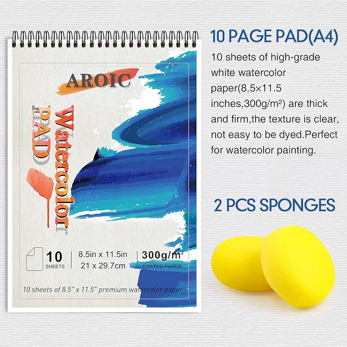 Watercolor Paint Set, 48 Color Watercolor - Image 5
