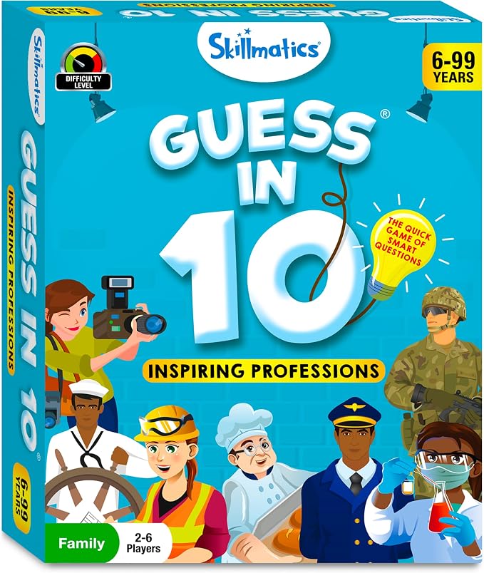 Skillmatics Guess in 10 Professions, Kids & Families Who Love Card Games - Image 9