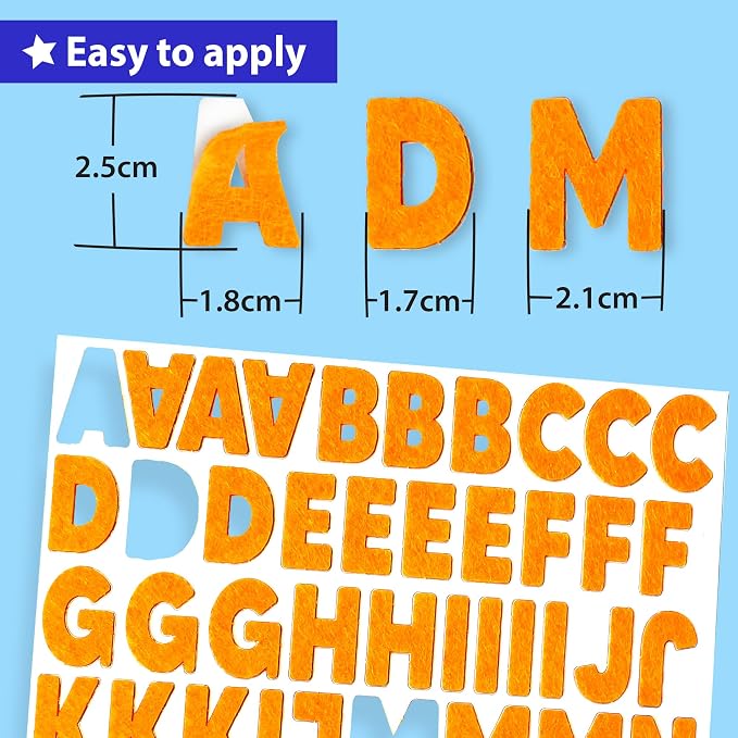 KRAFUN Felt Sticker Kit for Beginner Toddlers, Kids Arts & Crafts, Fun Shapes - Image 3