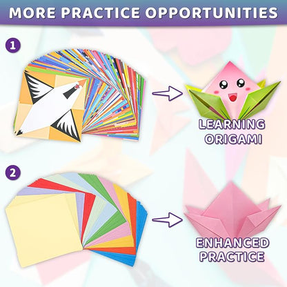 MOBYKE 238 Sheets Origami Paper, Oragami kit - Image 3