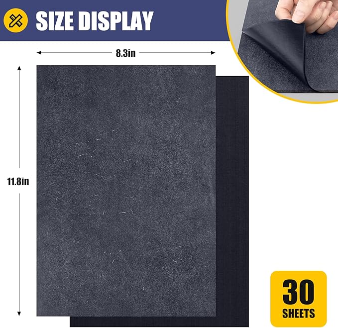 Carbon Paper for Tracing Transfer-Paper Pad, A4 8.3 X 11.8 Inch - Image 2