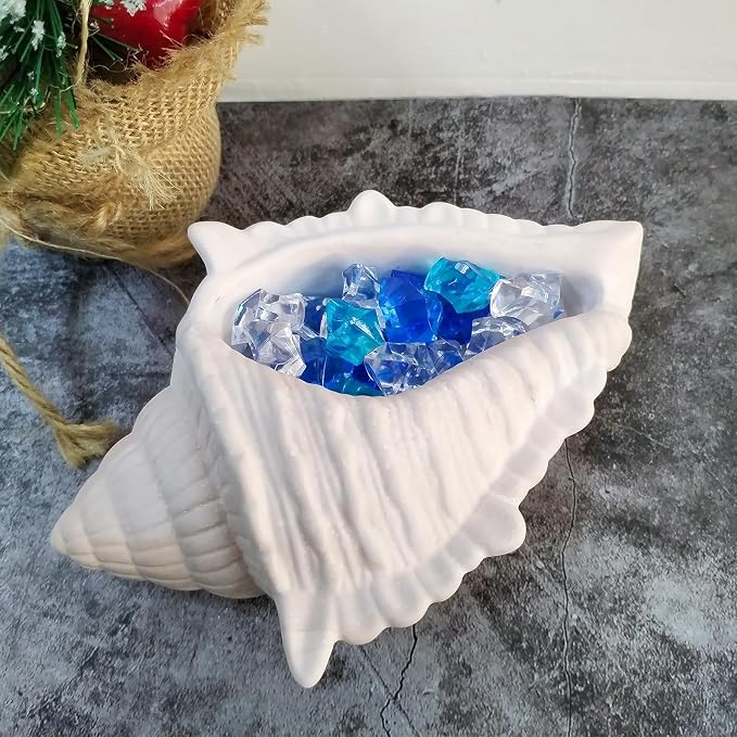 Wehous Large Conch Silicone Mold Unique Conch Shaped Tray Resin Concrete Mold - Image 6