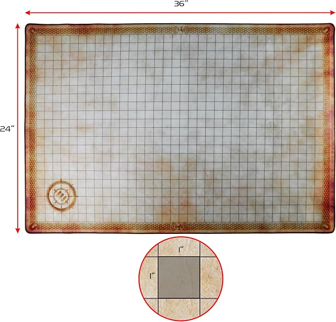 ENHANCE Deluxe RPG Grid Mat - Image 7