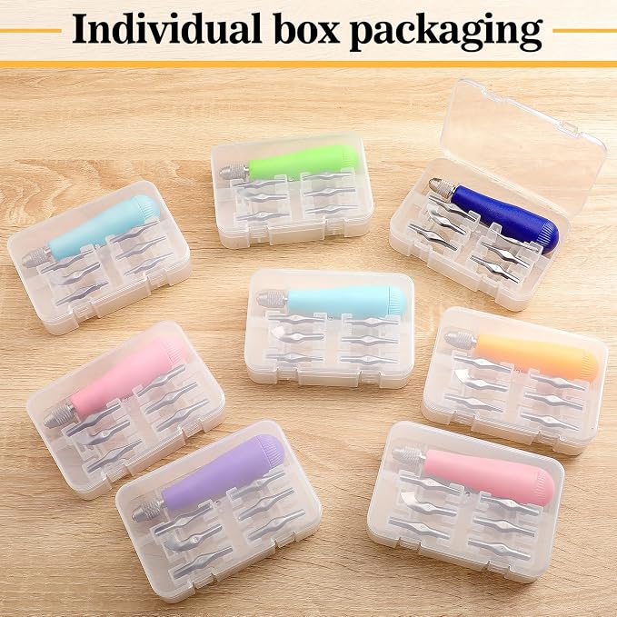 Umigy 6 Pack Craft Linoleum Cutter Kit Carving Tools Assortment Linocut Tools - Image 3