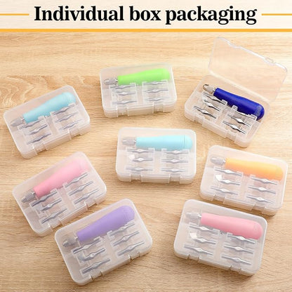 Umigy 6 Pack Craft Linoleum Cutter Kit Carving Tools Assortment Linocut Tools - Image 3