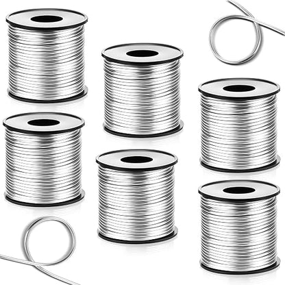 Gisafai 6 Roll 12 Gauge Aluminum Wire by Gisafai