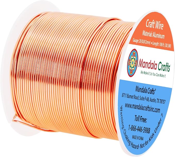 Mandala Crafts 20 Gauge Anodized Aluminum Craft Wire - Image 2