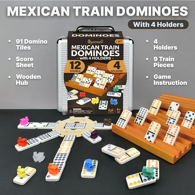Mexican Train Dominoes Set - Image 2