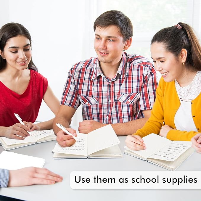 feela 5 Pack Notebooks Journals Bulk, Hardcover Notebook Classic Ruled Lined - Image 5