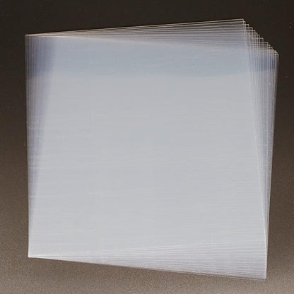 16PCS 6 Mil Blank Mylar Stencil Sheets, 12 X 12 Inch Clear Plastic Sheets by neglex