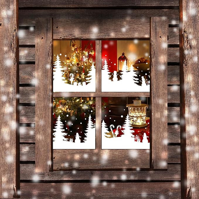 Christmas Stencils for Window Glass Large Christmas Stencil Reusable 53.1” - Image 4