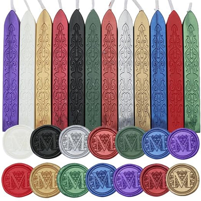 12Pcs Wax Sealing Sticks with Wicks, Decoration - Image 7